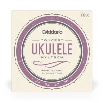 D'Addario EJ88C Nyltech Ukulele, Concert
