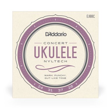 D'Addario EJ88C Nyltech Ukulele, Concert