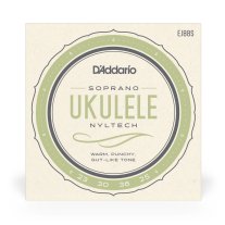 D'Addario EJ88S Nyltech Ukulele, Soprano