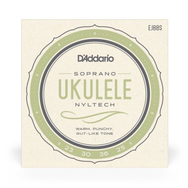 D'Addario EJ88S Nyltech Ukulele, Soprano