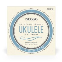 D'Addario EJ88T-6 Nyltech Ukulele, 6-string Tenor