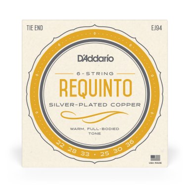 D'Addario EJ94 Requinto Silverplated Copper on Nylon