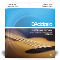 D'Addario EPBB170 Phosphor Bronze Acoustic Bass Strings 45-100