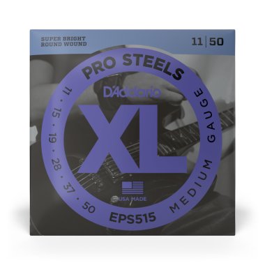 D'Addario EPS515 ProSteels Electric Guitar Strings Medium 11-50