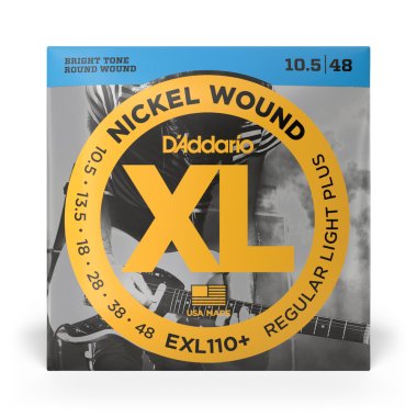 D'Addario EXL110+ XL Nickel Wound Electric Guitar Strings 10.5-48