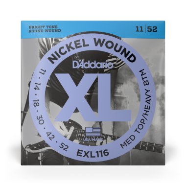 D'Addario EXL116 Nickel Wound Electric Guitar Medium / Heavy 11-52