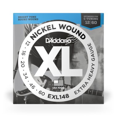D'Addario EXL148 Nickel Wound, Extra-Heavy, 12-60