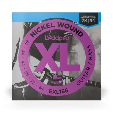 D'Addario EXL156 Nickel Wound Fender Bass VI 24-84