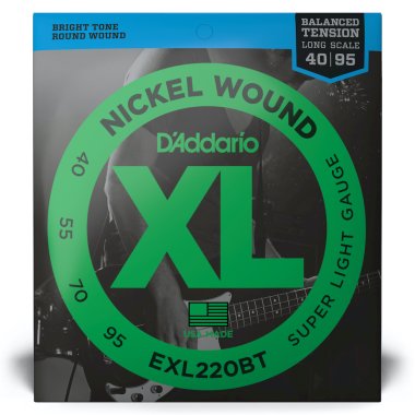 D'Addario EXL220BT Balanced Tension Nickel Super Light (40-95)