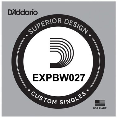 D'Addario EXPBW027 80/20 Bronze Acoustic String, .027 gauge, Single