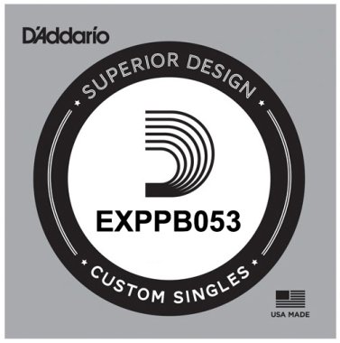 D'Addario EXPPB053 Phosphor Bronze Wound Acoustic, .053 gauge, Single