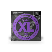 D'Addario Flatwound Electric Guitar ECG24PL Chromes Jazz Light 11-50