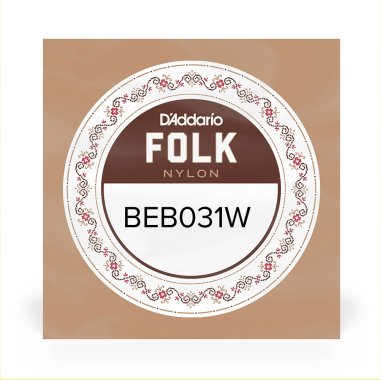 D'Addario Folk Nylon BEB031W 4th string (D), normal tension .031