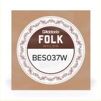 D'Addario Folk Nylon BES037W 5th string (A), normal tension .037