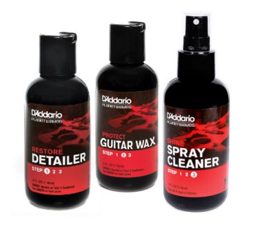 D'Addario Guitar Polish Premium 3-Step Guitar Polish System 12oz