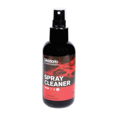 D'Addario Guitar Polish Step 3: Shine - Spray Cleaner & Maintainer 4oz