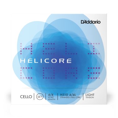D'Addario Helicore Cello H510 4/4 Light Tension, Full Set