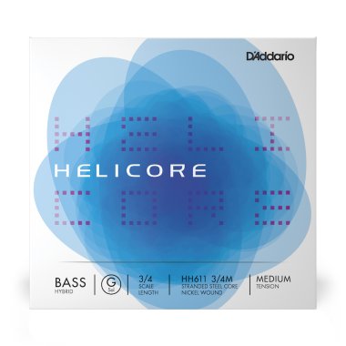 D'Addario Helicore Hybrid Bass G 3/4 Medium Tension, Single String