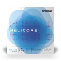 D'Addario Helicore Octave Violin String Set, 4/4 Scale, Ball End Medium