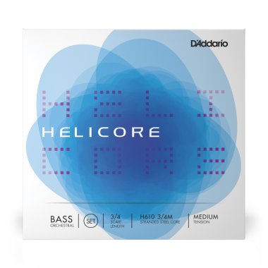D'Addario Helicore Orchestral H610 Double Bass 3/4 Medium Tension