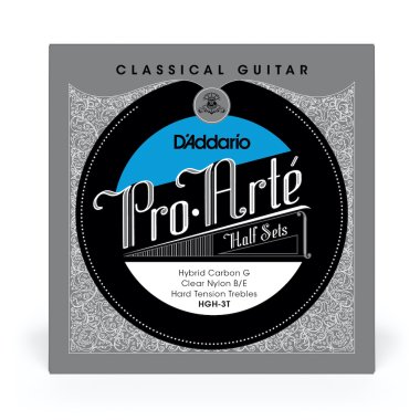 D'Addario Hybrid Carbon G, Clear Nylon B and E HT Guitar Treble Set