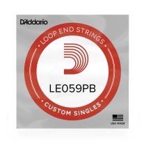 D'Addario LE059PB Phosphor Bronze Loop End .059 gauge, Single String