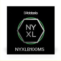 D'Addario Multi-Scale Electric Bass, NYXL Nickel Wound, Single String