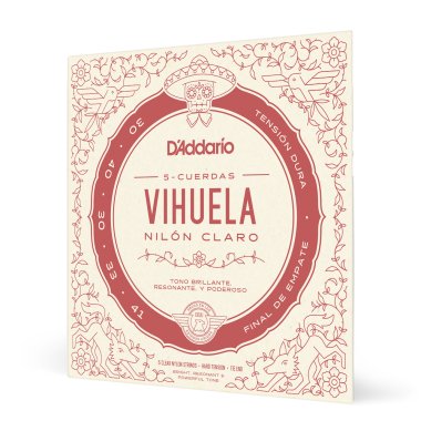 D'addario MV10H Vihuela Strings, Hard Tension
