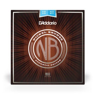D'Addario NB1047-12 Nickel Bronze Acoustic 12-String Light 10-47
