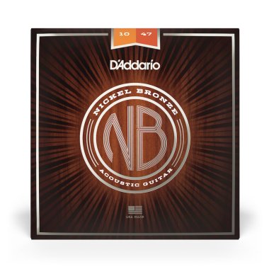 D'Addario NB1047 Nickel Bronze Acoustic Strings Extra Light 10-47