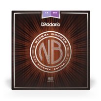 D'Addario NB1152 Nickel Bronze Acoustic Strings Custom Light 11-52