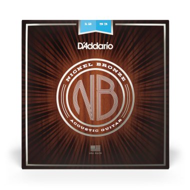 D'Addario NB1253 Nickel Bronze Acoustic Strings Light 12-53