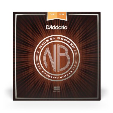 D'Addario NB1256 Nickel Bronze Acoustic Strings Light / Med 12-56