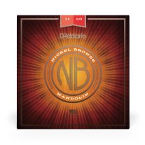 D'Addario NBM1140 Nickel Bronze Mandolin Strings, Medium 11-40