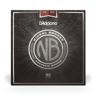 D'Addario Nickel Bronze Acoustic Guitar Strings Resophonic 16-56