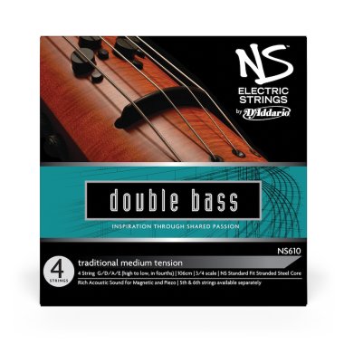 D'Addario NS Electric Traditional Bass Medium Tension, Full Set