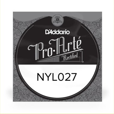 D'Addario NYL027 Classical Guitar Rectified Nylon .027 single string