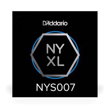 D'Addario NYXL High Carbon Plain Steel Guitar String .007