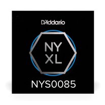 D'Addario NYXL High Carbon Plain Steel Guitar String .0085