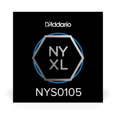 D'Addario NYXL High Carbon Plain Steel Guitar String .0105