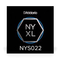 D'Addario NYXL High Carbon Plain Steel Guitar String .022