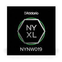 D'Addario NYXL Nickel Plated Steel Wound Electric Guitar Single .019
