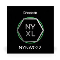 D'Addario NYXL Nickel Plated Steel Wound Electric Guitar Single .022