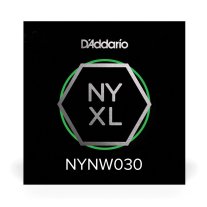 D'Addario NYXL Nickel Plated Steel Wound Electric Guitar Single .030