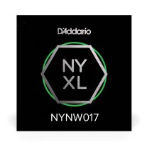 D'Addario NYXL Nickel Plated Steel Wound Electric Guitar Single .017