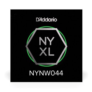 D'Addario NYXL Nickel Plated Steel Wound Electric Guitar Single .044