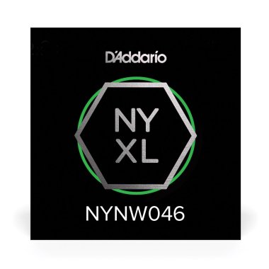 D'Addario NYXL Nickel Plated Steel Wound Electric Guitar Single .046