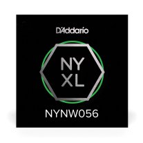D'Addario NYXL Nickel Plated Steel Wound Electric Guitar Single .056