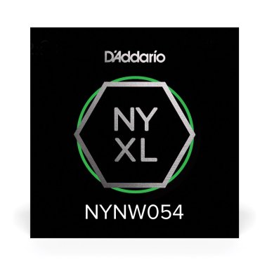 D'Addario NYXL Nickel Plated Steel Wound Electric Guitar Single .054