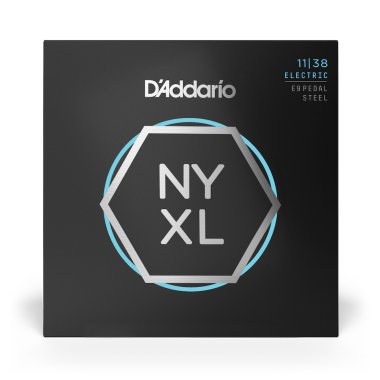D'Addario NYXL1138PS, Nickel Wound, Pedal Steel, Regular Light, 11-38